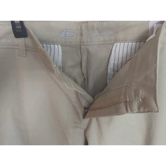 Dickies Women Khaki Pants Size 16R - Picture 2 of 8